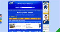 Desktop Screenshot of monteurzimmer-wesel.de